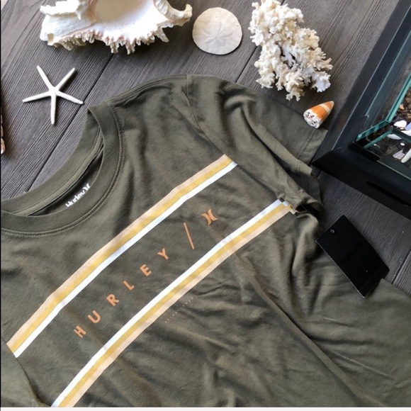 🌴🌼HURLEY- CROPPED TOP🌼🌴 - Picture 2 of 5